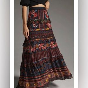 Farm Rio Maxi Skirt Fruit Paradise XS